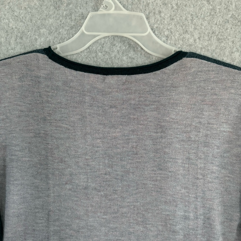 Smartwool Shadow Pine Colorblock Sweater Womens XS Mist Twilight Blue Marled - Picture 6 of 15